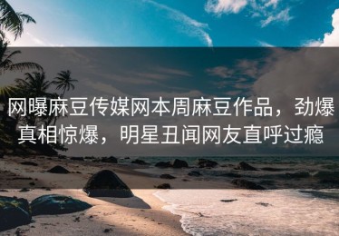 网曝麻豆传媒网本周麻豆作品，劲爆真相惊爆，明星丑闻网友直呼过瘾