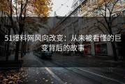 51爆料网风向改变：从未被看懂的巨变背后的故事