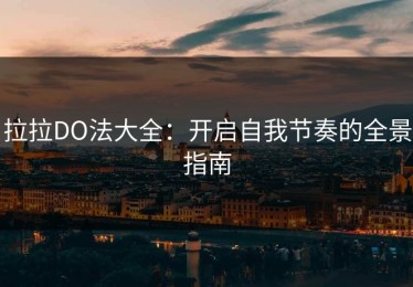 拉拉DO法大全：开启自我节奏的全景指南